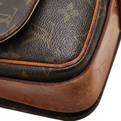 ルイ ヴィトン モノグラム カルトシェール22 ショルダーバッグ M51253 ブラウン PVC レザー レディース LOUIS VUITTON 【中古】