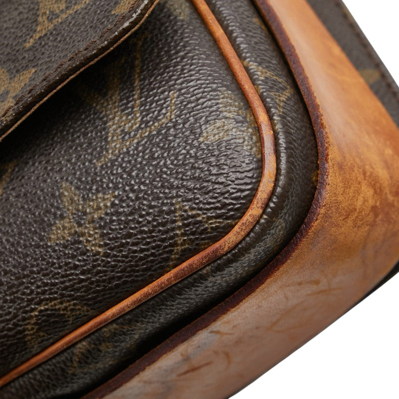 ルイ ヴィトン モノグラム カルトシェール22 ショルダーバッグ M51253 ブラウン PVC レザー レディース LOUIS VUITTON 【中古】