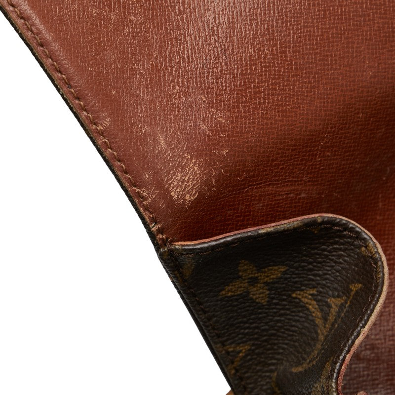 ルイ ヴィトン モノグラム カルトシェール22 ショルダーバッグ M51253 ブラウン PVC レザー レディース LOUIS VUITTON 【中古】