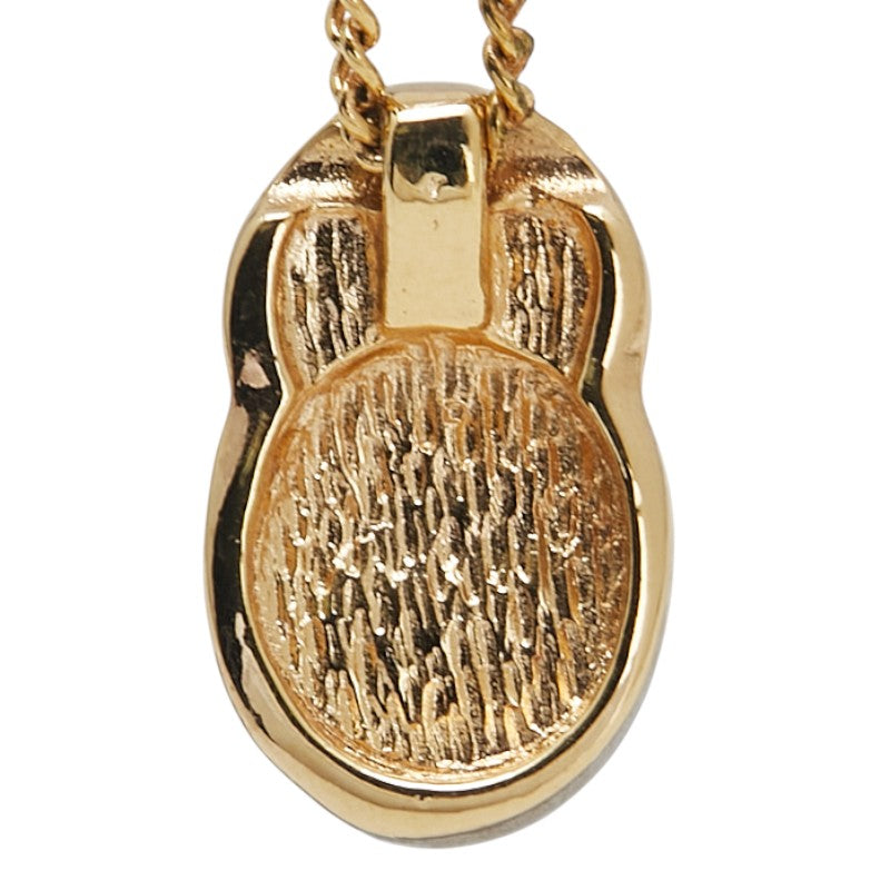 ディオール パール ラインストーン ネックレス ゴールド メッキ レディース Dior 【中古】