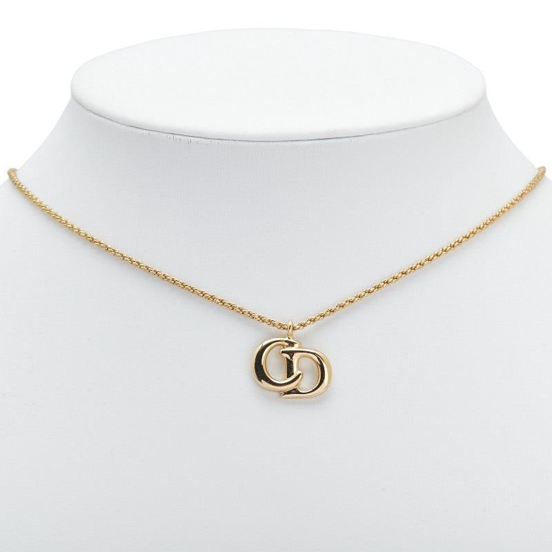 ディオール CDロゴ ネックレス ゴールド メッキ レディース Dior 【中古】