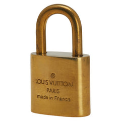 ルイ ヴィトン カデナ 南京錠 キー セット ゴールド メッキ レディース LOUIS VUITTON 【中古】