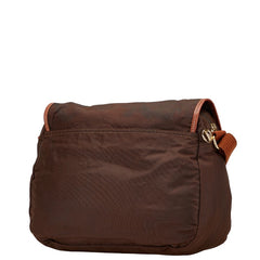 ロンシャン 斜め掛け ショルダーバッグ ブラウン ナイロン レザー レディース Longchamp 【中古】