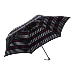 バーバリー チェック 折りたたみ傘 雨傘 ネイビー マルチカラー ナイロン レディース BURBERRY 【中古】