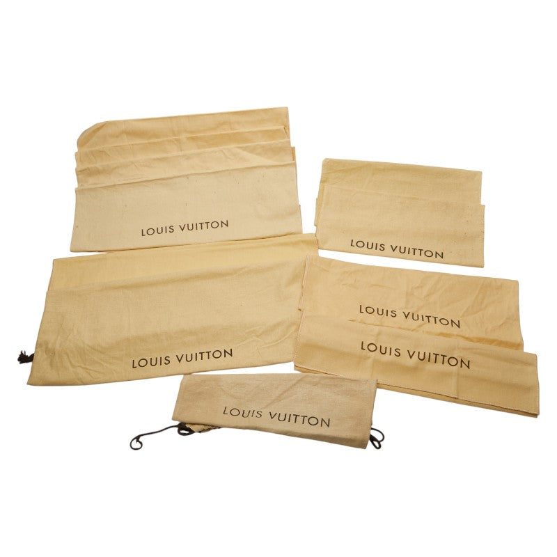 ルイ ヴィトン 保存袋 ダストバッグ 10枚セット ベージュ コットン レディース LOUIS VUITTON 【中古】