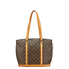 ルイ ヴィトン モノグラム バビロン トートバッグ ショルダーバッグ M51102 ブラウン PVC レザー レディース LOUIS VUITTON 【中古】