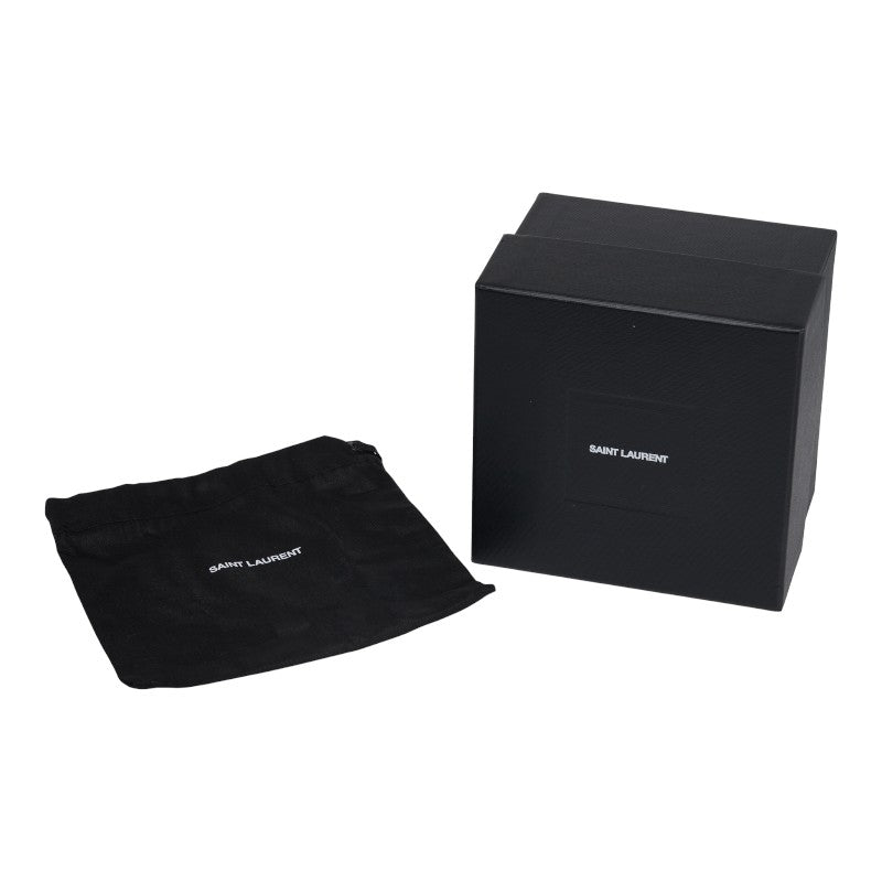 サンローラン YSL AirPodsケース 710891 ベージュ レザー レディース SAINT LAURENT 【中古】