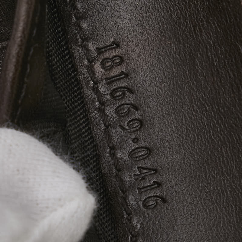 グッチ シェリーライン GGキャンバス 二つ折り財布 181669 ベージュ マルチカラー キャンバス レザー レディース GUCCI 【中古】