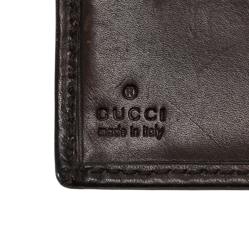 グッチ シェリーライン GGキャンバス 二つ折り財布 181669 ベージュ マルチカラー キャンバス レザー レディース GUCCI 【中古】
