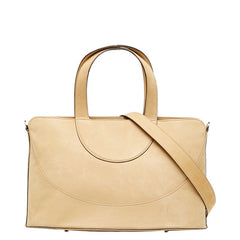 ブルガリ ハンドバッグ ショルダーバッグ 2WAY ベージュ ヌバック レディース BVLGARI 【中古】