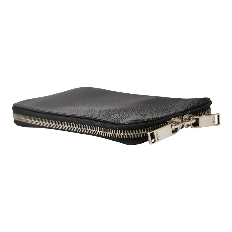 ディオール ポーチ ブラック レザー レディース Dior 【中古】