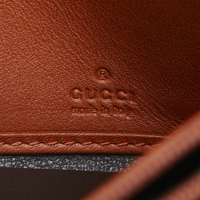 グッチ GGキャンバス インターロッキングG 長財布 282434 ベージュ ブラウン キャンバス レザー レディース GUCCI 【中古】