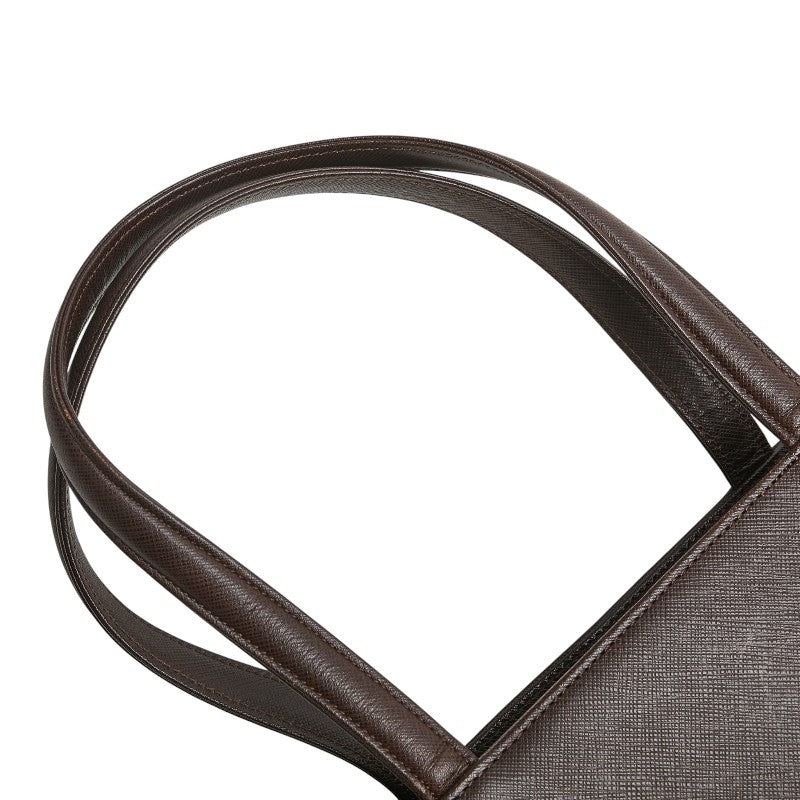 サンローラン ハンドバッグ ブラウン レザー レディース SAINT LAURENT 【中古】