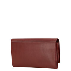 カルティエ マストライン クラッチバッグ ワインレッド レザー レディース CARTIER 【中古】