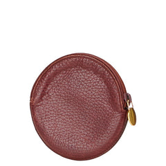 カルティエ コインケース 小銭入れ ワインレッド ボルドー レザー レディース CARTIER 【中古】