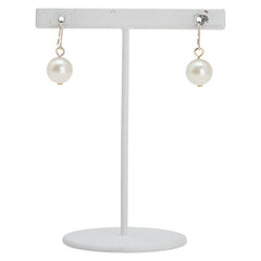 K18YG イエローゴールド アコヤパール8mm フックピアス レディース 【中古】