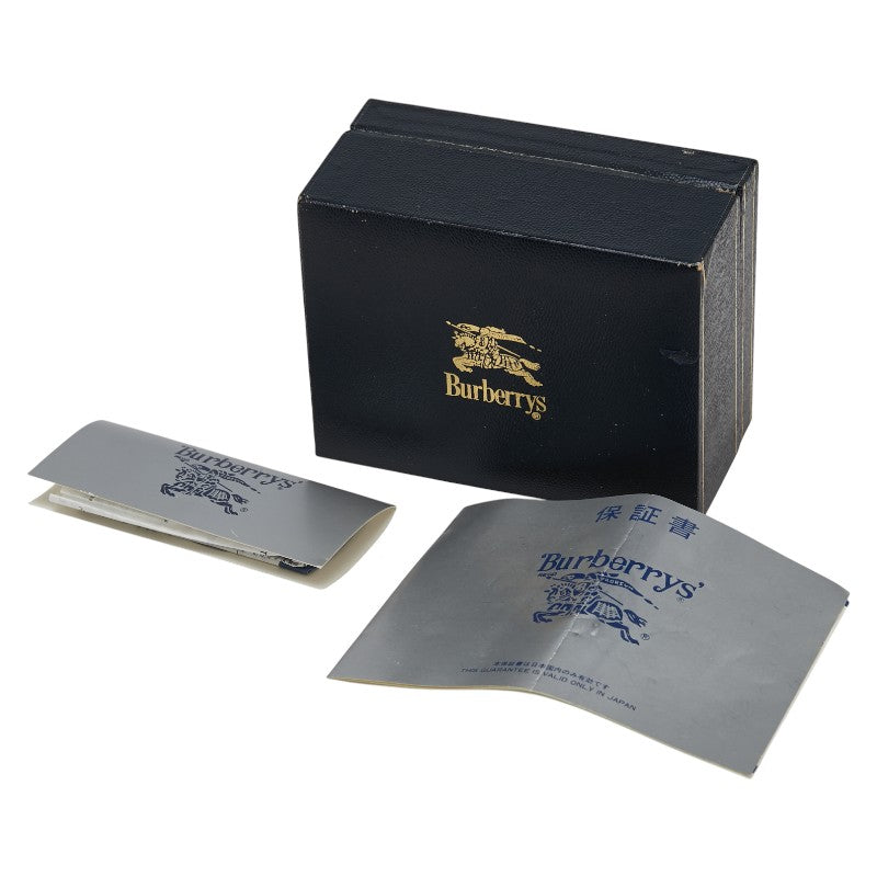 バーバリー 腕時計 クオーツ ベージュ文字盤 ステンレススチール メッキ レディース BURBERRY 【中古】