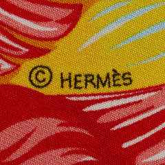 エルメス ツイリー DANSE PACIFIQUE スカーフ ピンク マルチカラー レディース HERMES 【中古】