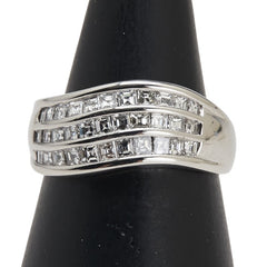 Pt900 プラチナ ダイヤ1.00ct リング 指輪 レディース 11.5号 【中古】