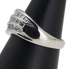 Pt900 プラチナ ダイヤ1.00ct リング 指輪 レディース 11.5号 【中古】