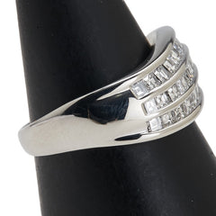 Pt900 プラチナ ダイヤ1.00ct リング 指輪 レディース 11.5号 【中古】