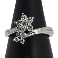 Pt900 プラチナ ダイヤ0.50ct リング 指輪 レディース 12号 【中古】