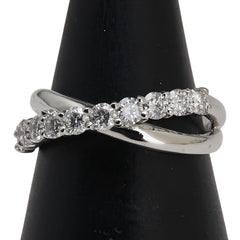 Pt900 プラチナ ダイヤ0.70ct リング 指輪 レディース 10号 【中古】