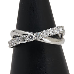 Pt900 プラチナ ダイヤ0.70ct リング 指輪 レディース 10号 【中古】