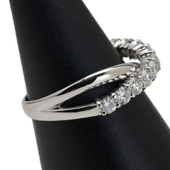 Pt900 プラチナ ダイヤ0.70ct リング 指輪 レディース 10号 【中古】