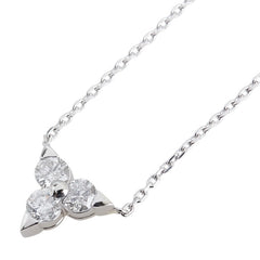Pt900 プラチナ Pt850 プラチナ ダイヤ0.50ct ペンダントネックレス レディース 【中古】