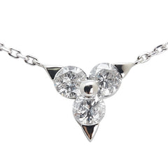 Pt900 プラチナ Pt850 プラチナ ダイヤ0.50ct ペンダントネックレス レディース 【中古】