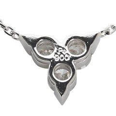 Pt900 プラチナ Pt850 プラチナ ダイヤ0.50ct ペンダントネックレス レディース 【中古】