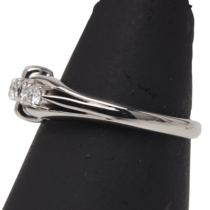 セイコー Pt900 プラチナ ダイヤ0.45ct リング 指輪 レディース SEIKO 14号 【中古】