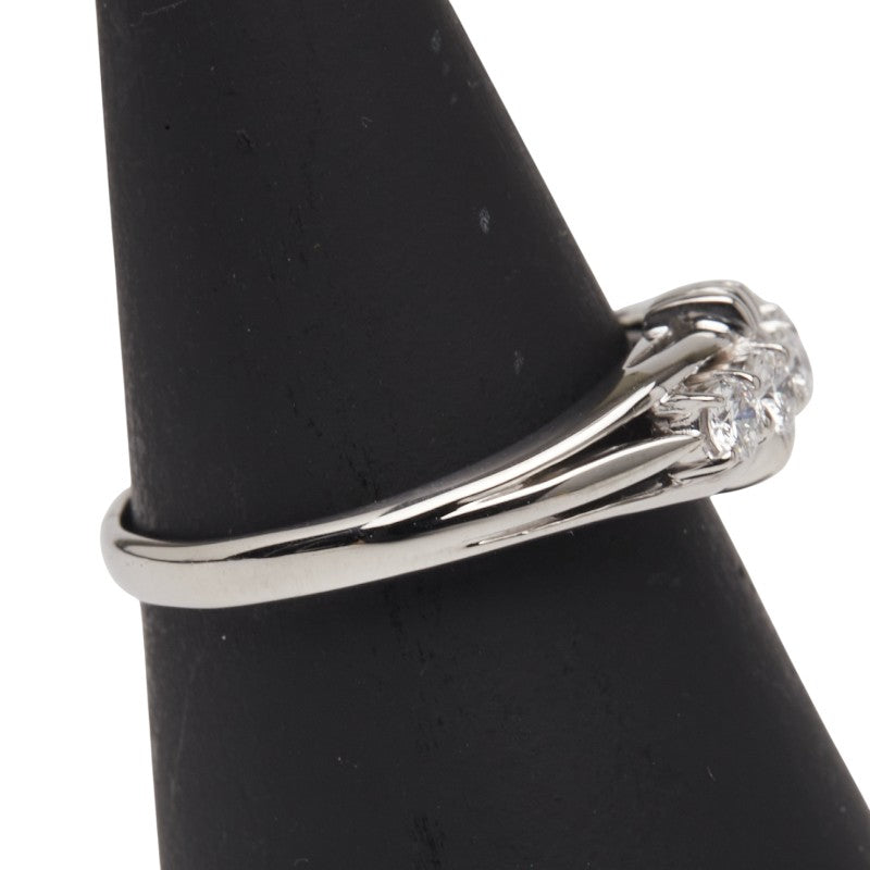 セイコー Pt900 プラチナ ダイヤ0.45ct リング 指輪 レディース SEIKO 14号 【中古】