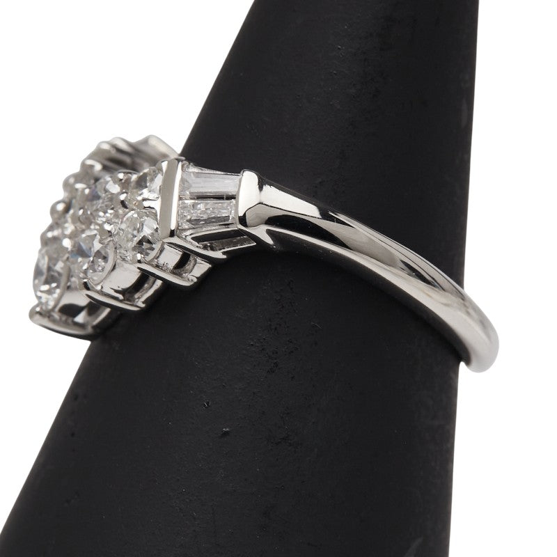 Pt900 プラチナ ダイヤ1.00ct リング 指輪 レディース 11.5号 【中古】