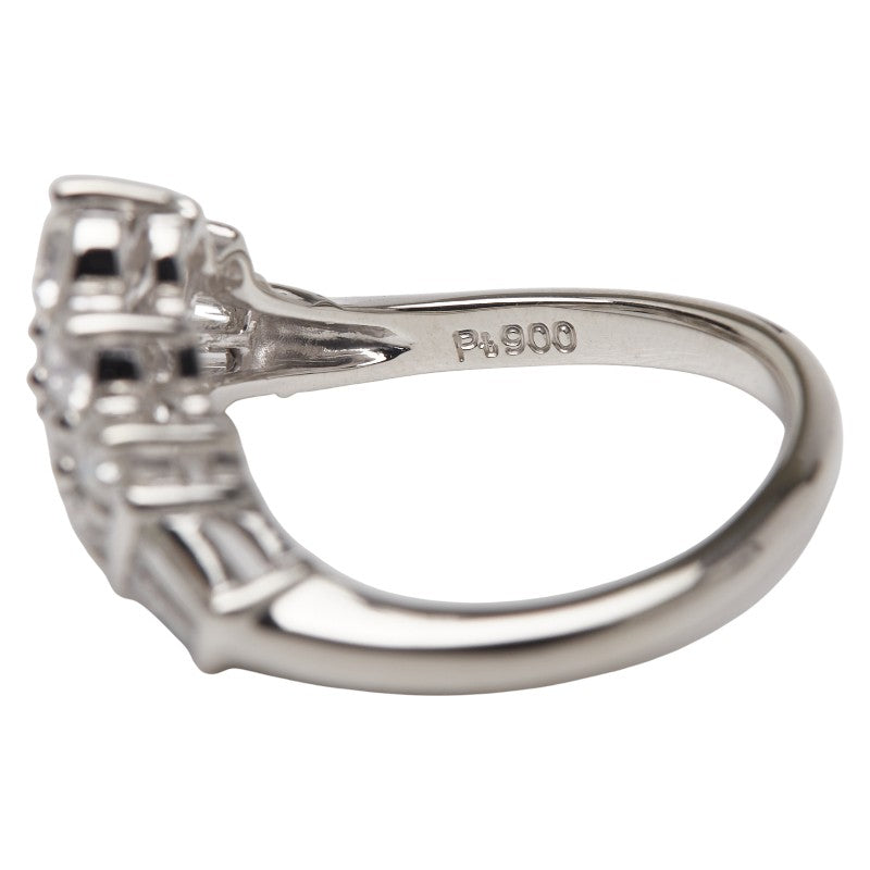 Pt900 プラチナ ダイヤ1.00ct リング 指輪 レディース 11.5号 【中古】