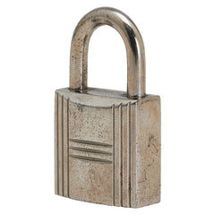 エルメス カデナ パドロック 南京錠 キー セット シルバー メタル レディース HERMES 【中古】