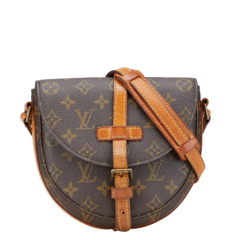 ルイ ヴィトン モノグラム シャンティPM 斜め掛け ショルダーバッグ M40646 ブラウン PVC レザー レディース LOUIS VUITTON 【中古】