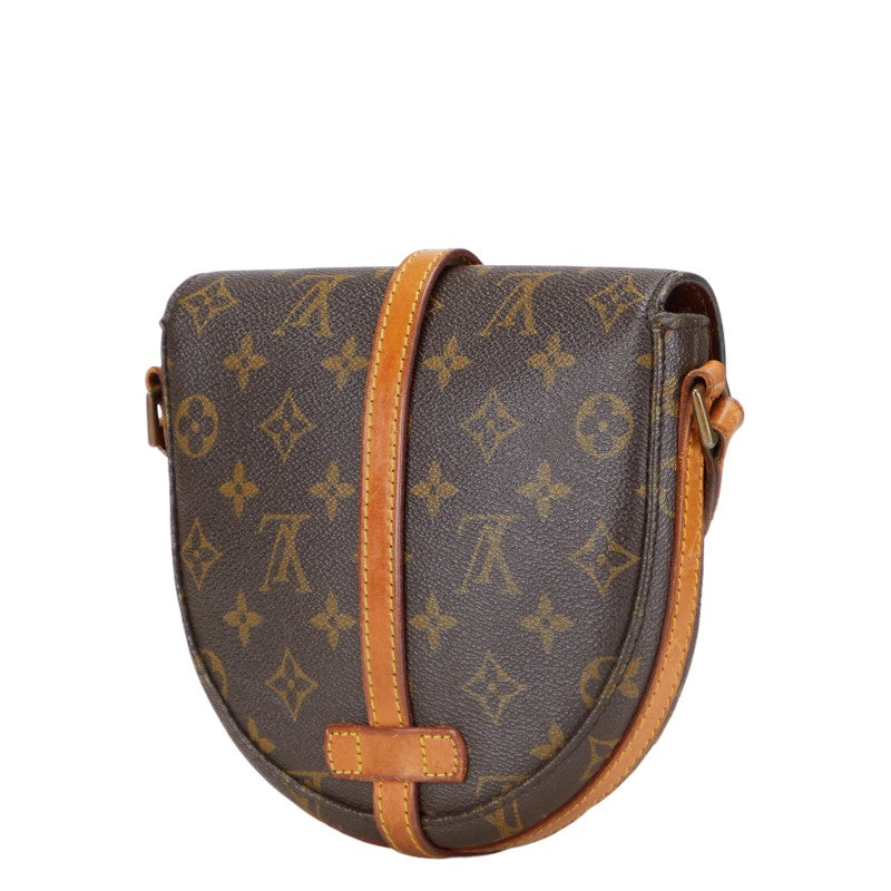 ルイ ヴィトン モノグラム シャンティPM 斜め掛け ショルダーバッグ M40646 ブラウン PVC レザー レディース LOUIS VUITTON 【中古】
