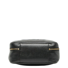 シャネル ココマーク バニティバッグ ブラック キャビアスキン レディース CHANEL 【中古】