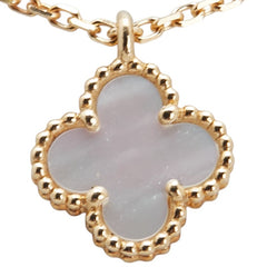 ヴァンクリーフ＆アーペル スウィート アルハンブラ シェル ネックレス K18YG イエローゴールド レディース Van Cleef & Arpels 【中古】