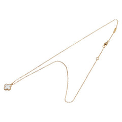 ヴァンクリーフ＆アーペル スウィート アルハンブラ シェル ネックレス K18YG イエローゴールド レディース Van Cleef & Arpels 【中古】