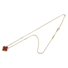ヴァンクリーフ＆アーペル ヴィンテージ アルハンブラ ペンダントネックレス VCARD38500 K18YG イエローゴールド カーネリアン レディース Van Cleef & Arpels 【中古】