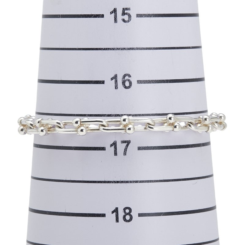 ティファニー ハードウェア スモールリンク ブレスレット SV925 シルバー レディース TIFFANY&Co. 【中古】