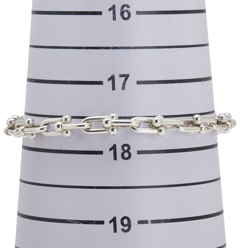 ティファニー ハードウェア スモールリンク ブレスレット SV925 シルバー メンズ TIFFANY&Co. 【中古】
