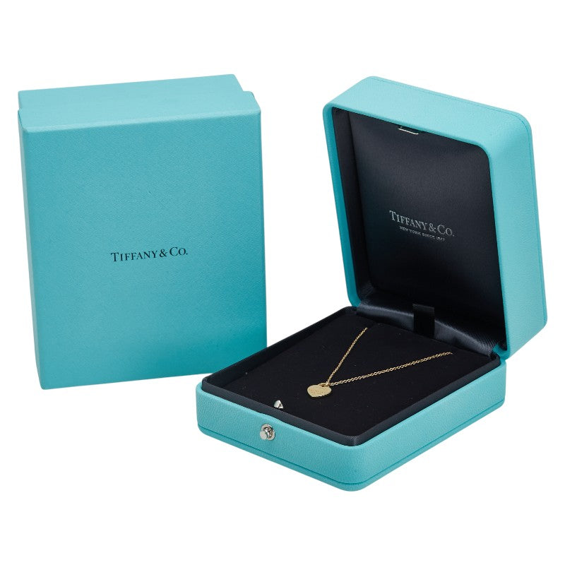 ティファニー リターントゥティファニー ミニハートタグ ペンダントネックレス K18YG イエローゴールド レディース TIFFANY&Co. 【中古】