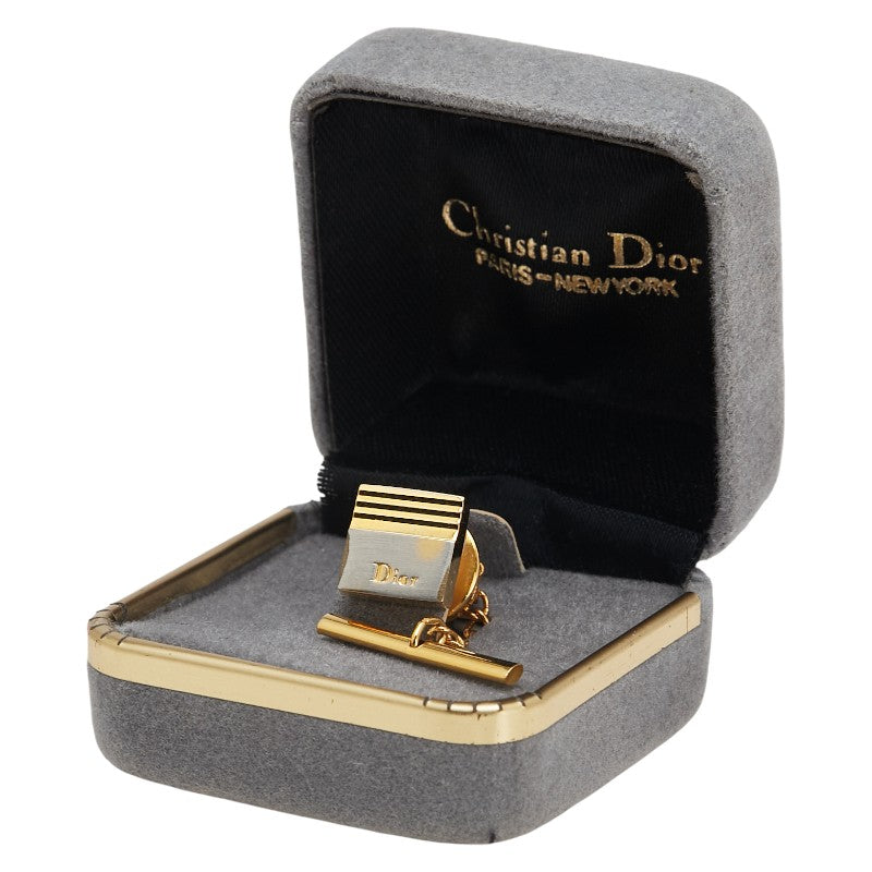 ディオール タイタック タイピン ピンバッヂ ゴールド メッキ メンズ Dior 【中古】