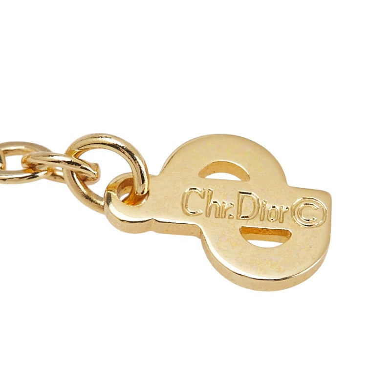 ディオール ネックレス イヤリング2点 ラインストーン セット ゴールド メッキ レディース Dior 【中古】