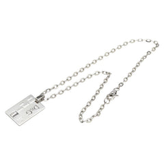 ドルチェアンドガッバーナ ロゴ ドッグタグプレート ネックレス シルバー メタル メンズ DOLCE&GABBANA 【中古】