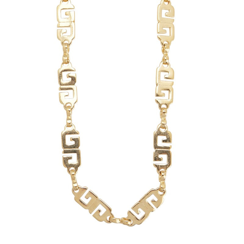 ジバンシー Gロゴ ネックレス ゴールド メッキ レディース Givenchy 【中古】